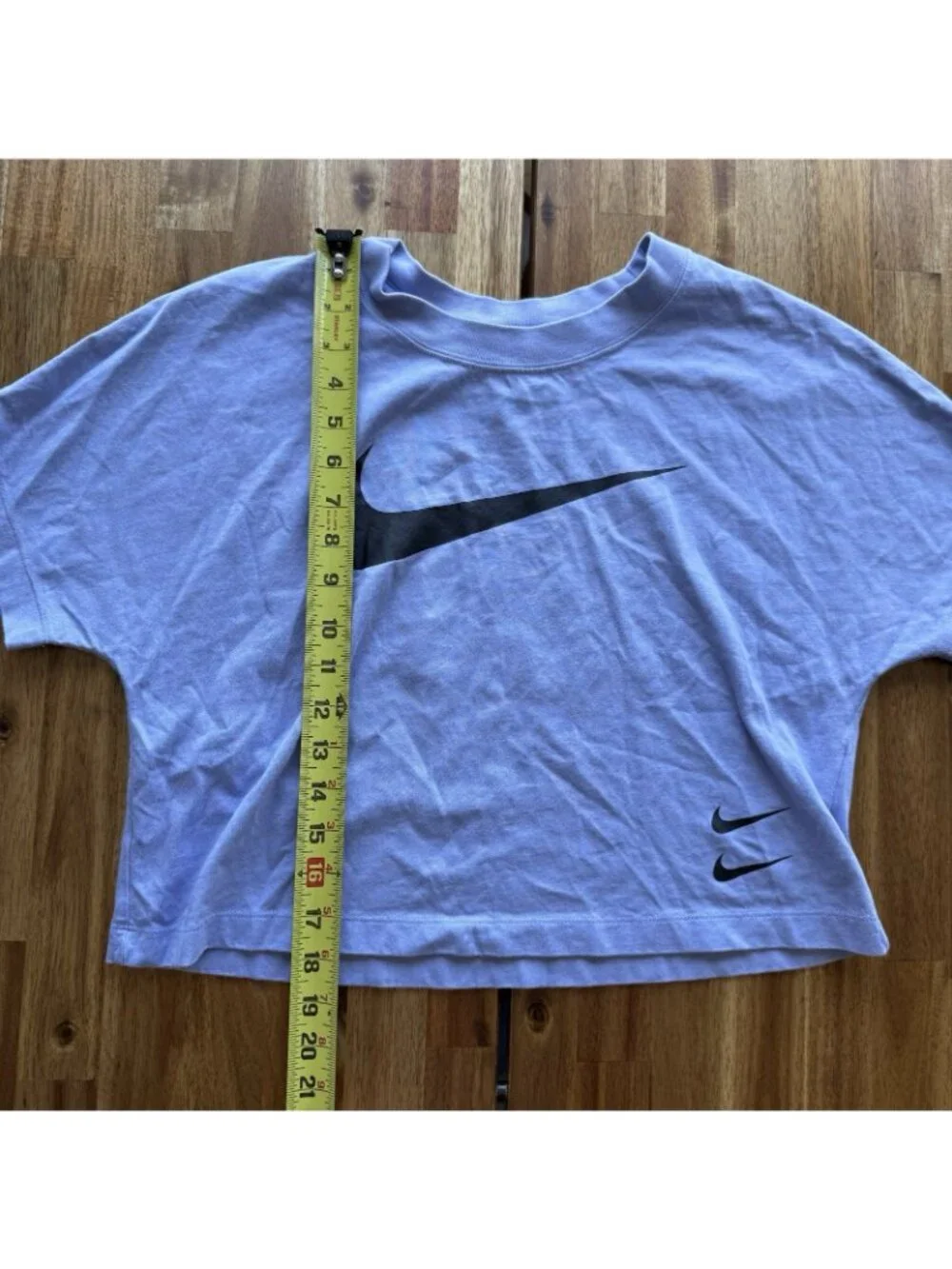 Nike Sportswear Women's Crop Top T-Shirt Purple Sz Medium Athleisure Sporty‎ Gym